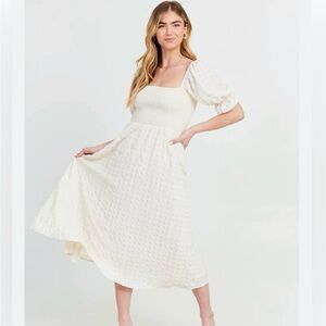 Altar’d State Magnolia Midi Dress